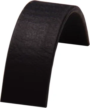 1" BETA Standard Matte BIOTHANE - Leather Embossed | BIOTHANE USA (100 Feet, Black 520)