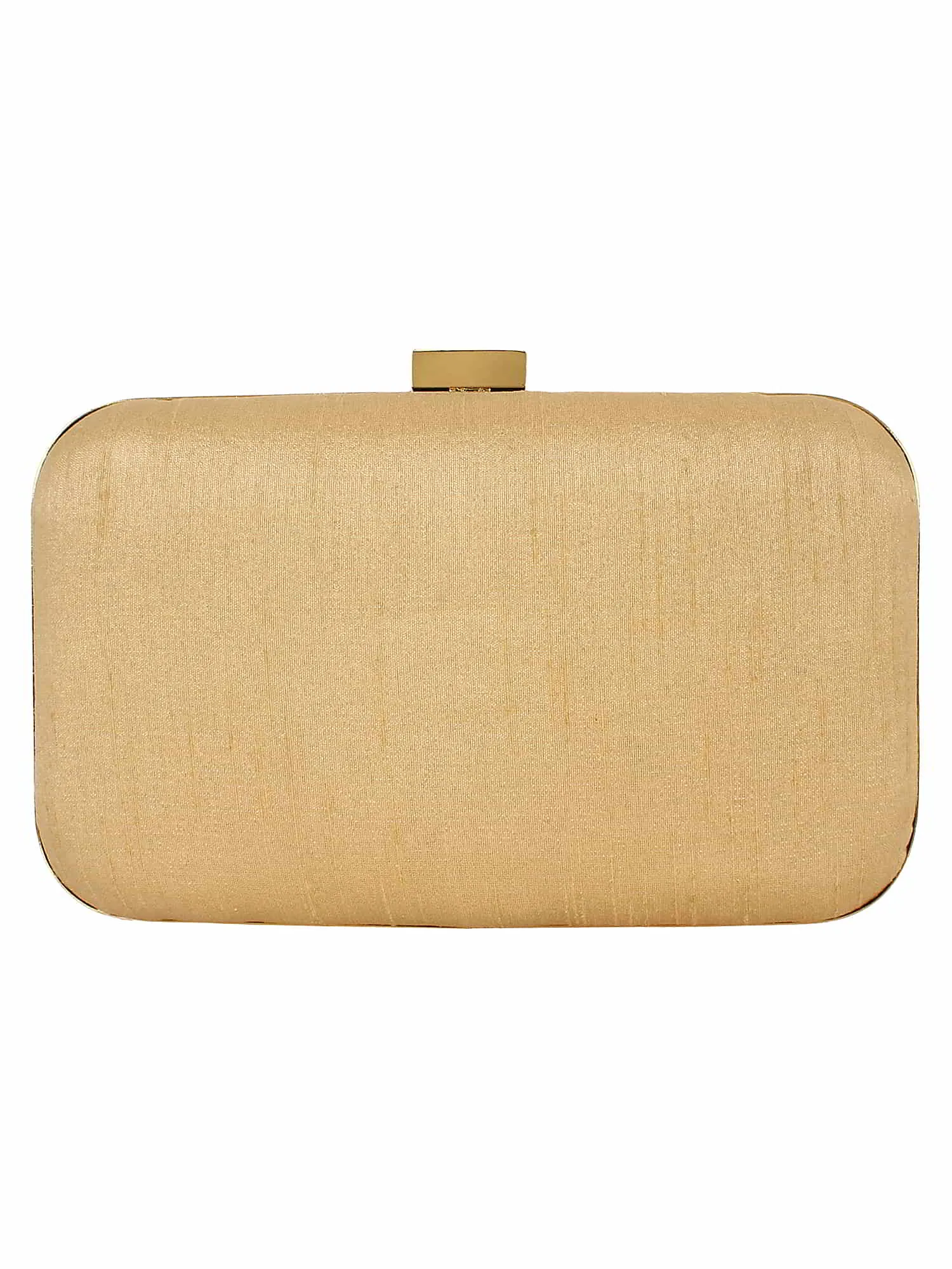Adorn Sequines Embelished Faux Silk Fabric Clutch
