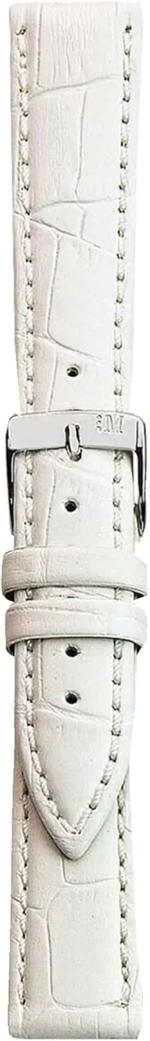 Alligator Embossed Genuine Calf Leather Watch Strap - Stainless Steel Buckle 1930 Collection