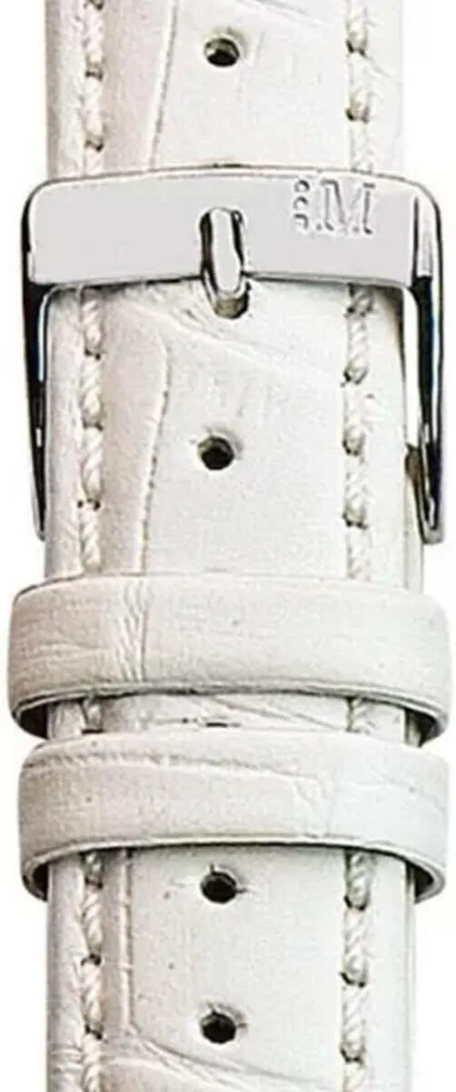 Alligator Embossed Genuine Calf Leather Watch Strap - Stainless Steel Buckle 1930 Collection