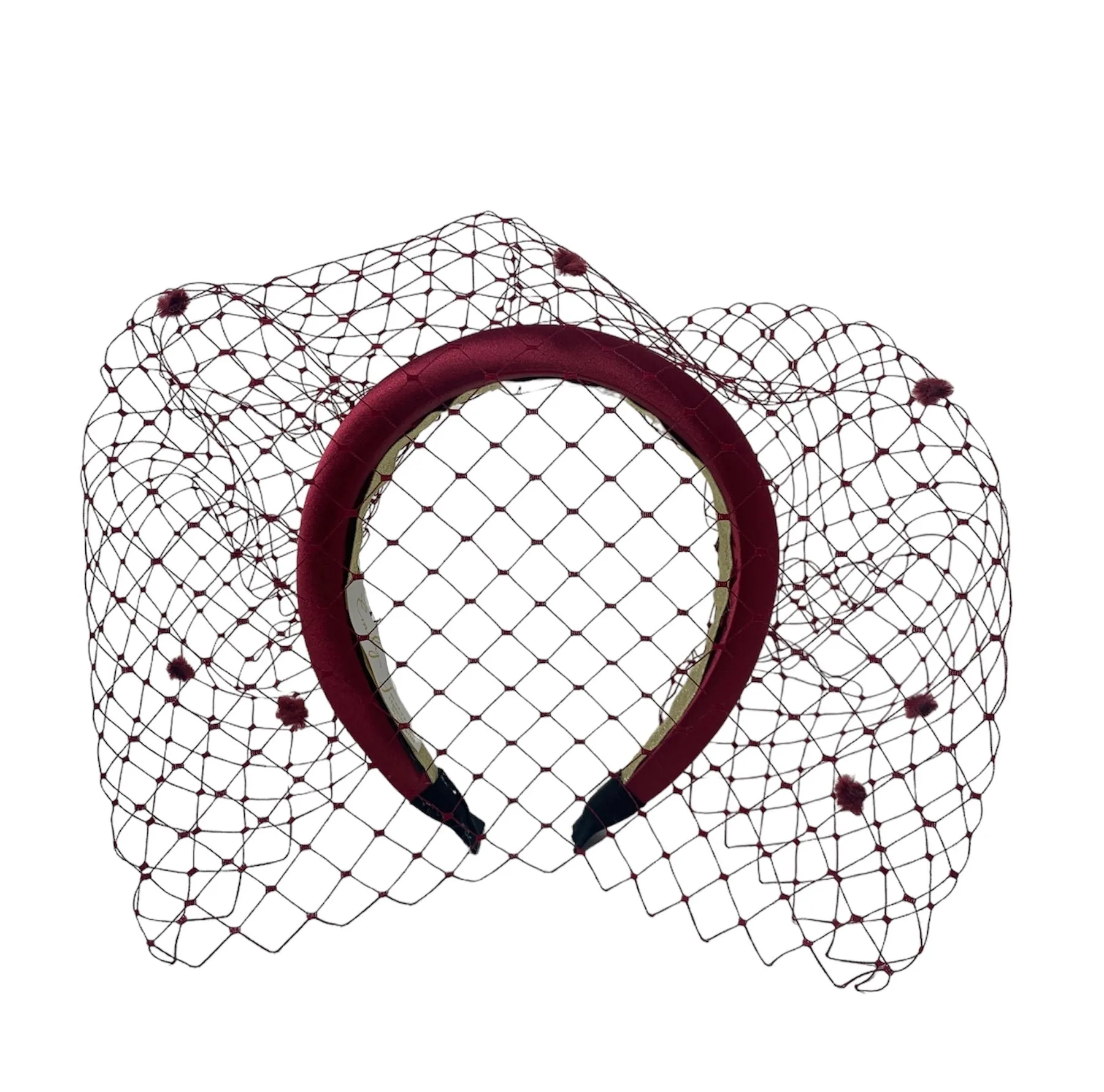'Amelia' Headband Burgundy