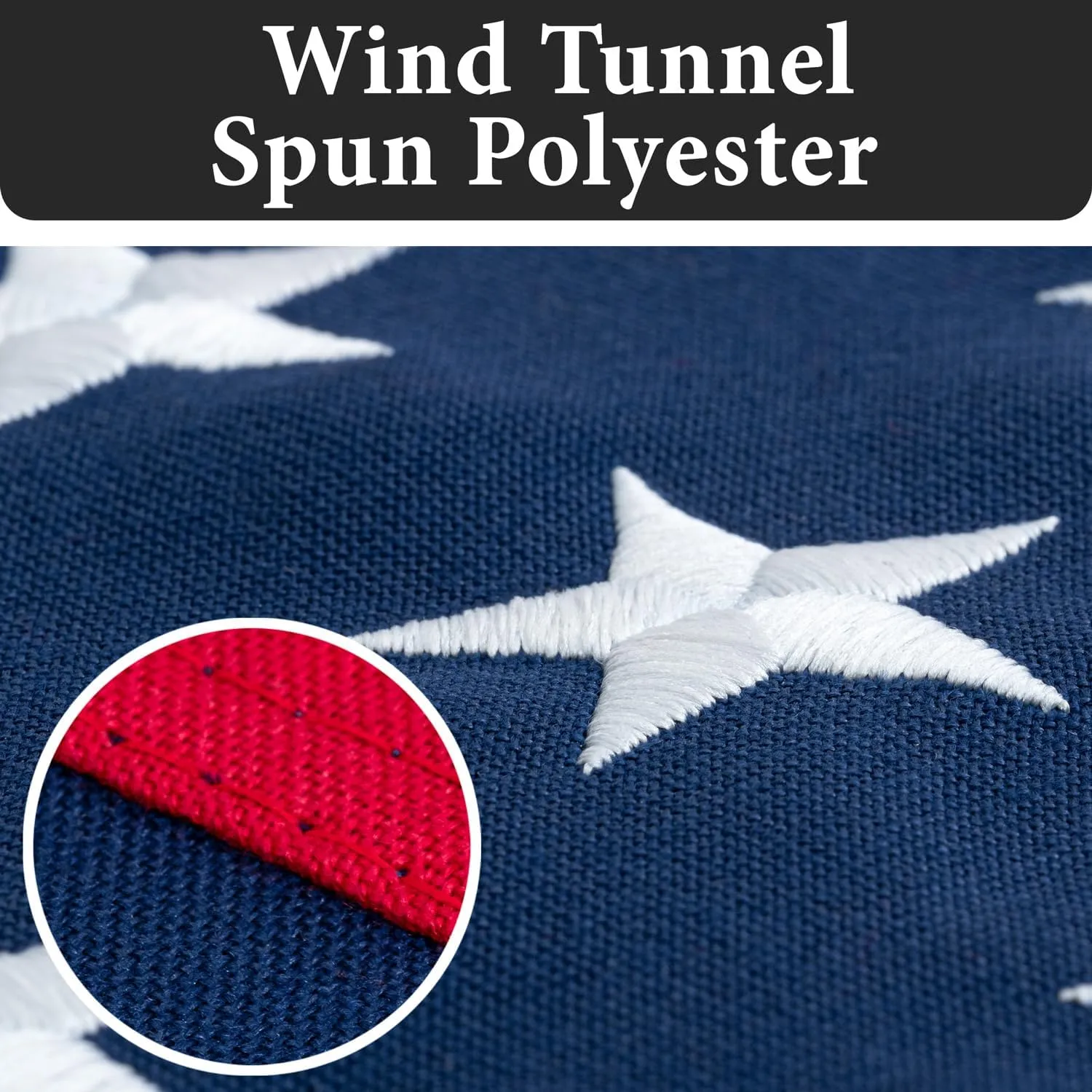 American Flags for Outside 5x8-100% MADE IN THE USA -Indestructible Durable Outdoor Heavy Duty Spun Polyester US Flag -United States Flags Sewn Stripes and Embroidered Stars - FMAA Certified