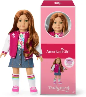 American Girl, Truly Me 18-inch Doll #103 with Green Eyes, Wavy Red Hair, Light-to-Medium Skin, for Ages 6 