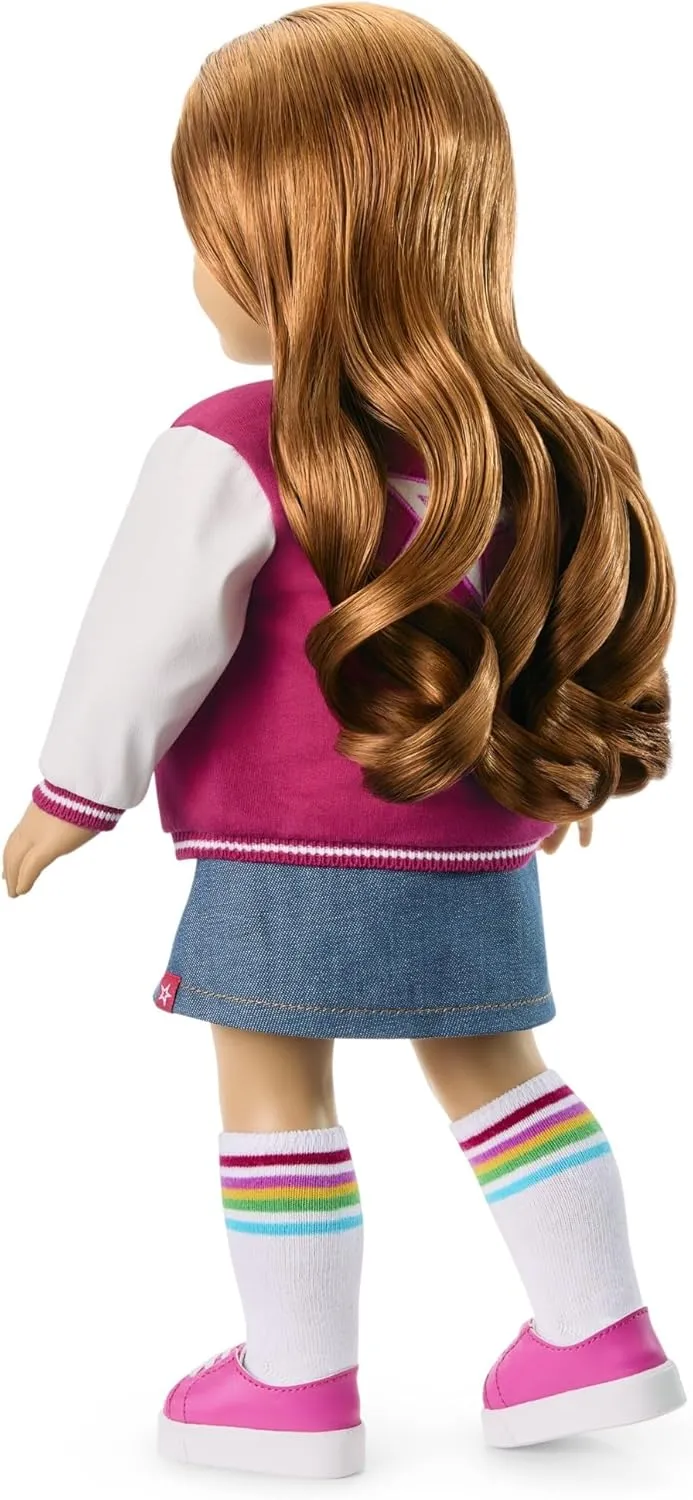 American Girl, Truly Me 18-inch Doll #103 with Green Eyes, Wavy Red Hair, Light-to-Medium Skin, for Ages 6 