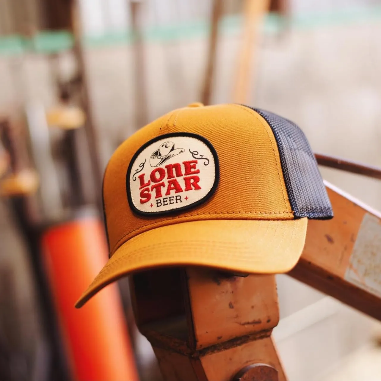 AMERICAN NEEDLE Texas Lone Star Beer Patch Unisex Adjustable Snapback Baseball Hat