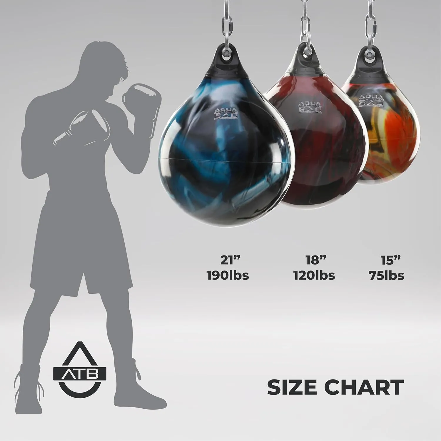 Aqua Training Bag 18" 120 Pound Heavy Punching Bag