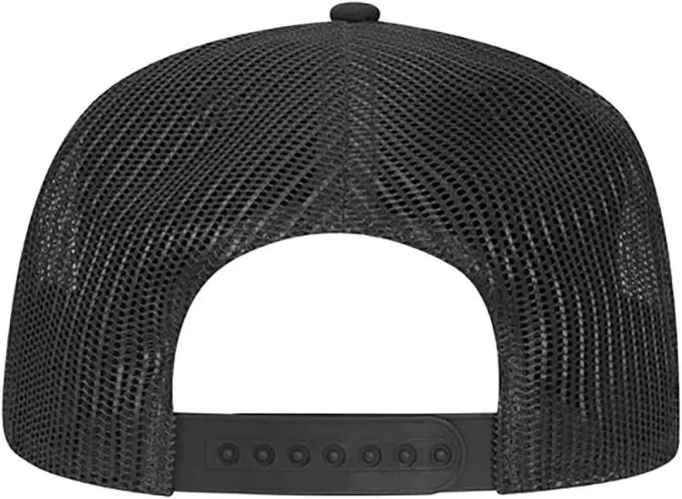 Ashen Fane Faux Suede Polyester Blend Animal Patch 5 Panel Classic Adjustable Mesh Back Trucker Hat