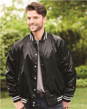 Augusta Sportswear Men's Satin Baseball Jacket - 3610