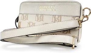 Badgley Mischka Madalyn Vegan Leather Pouch Belt Bag (Champagne)