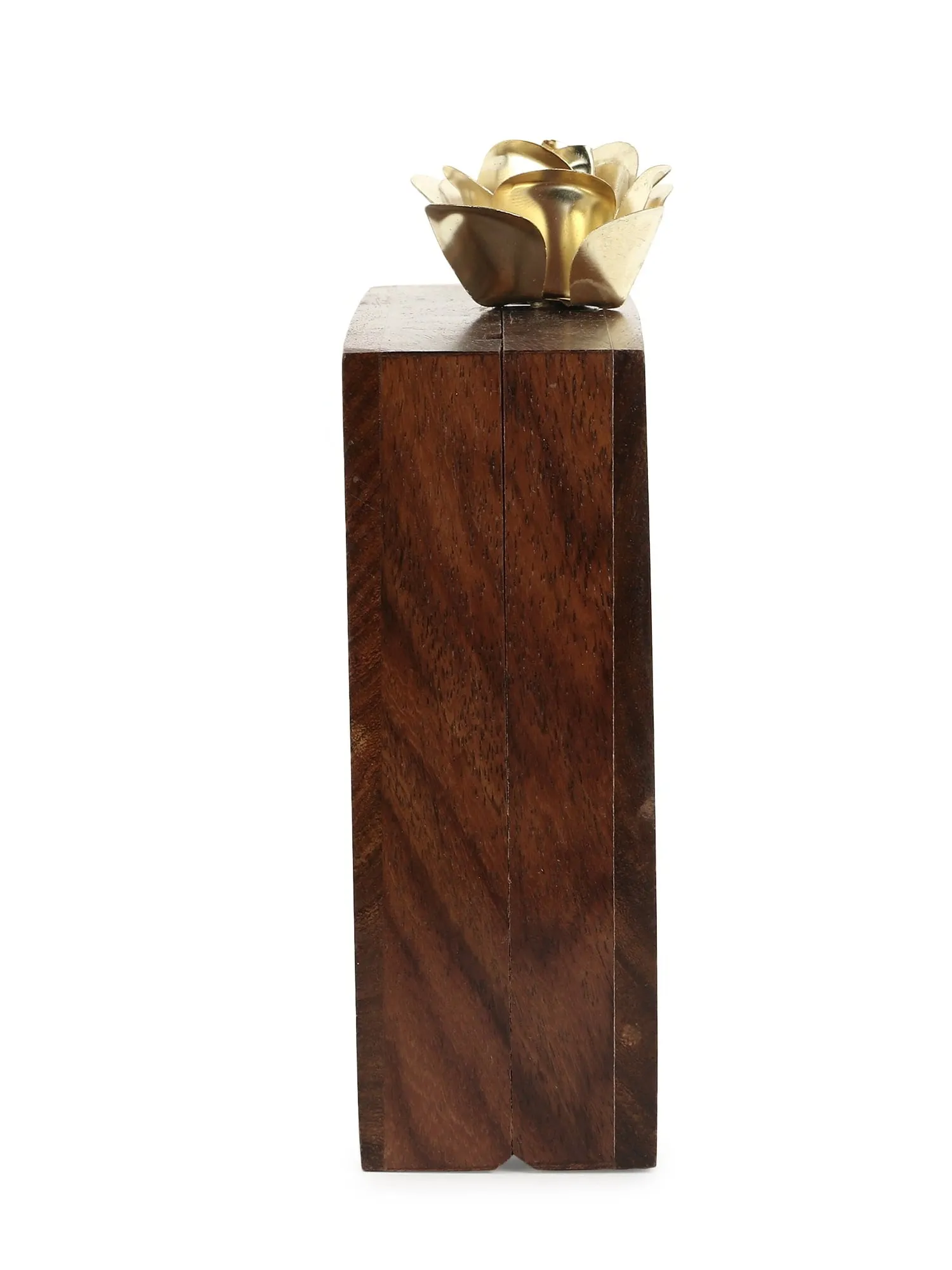 Balk Wooden Wave Moire Wooden Sequined Clutch