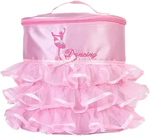 Ballet Backpack Lace Dance Bag with Embroidery Cute Tutu Dress Backpack for Dancers and Dance Enthusiasts