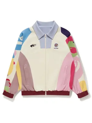 Bape x Kidsuper Patchwork Track Jacket