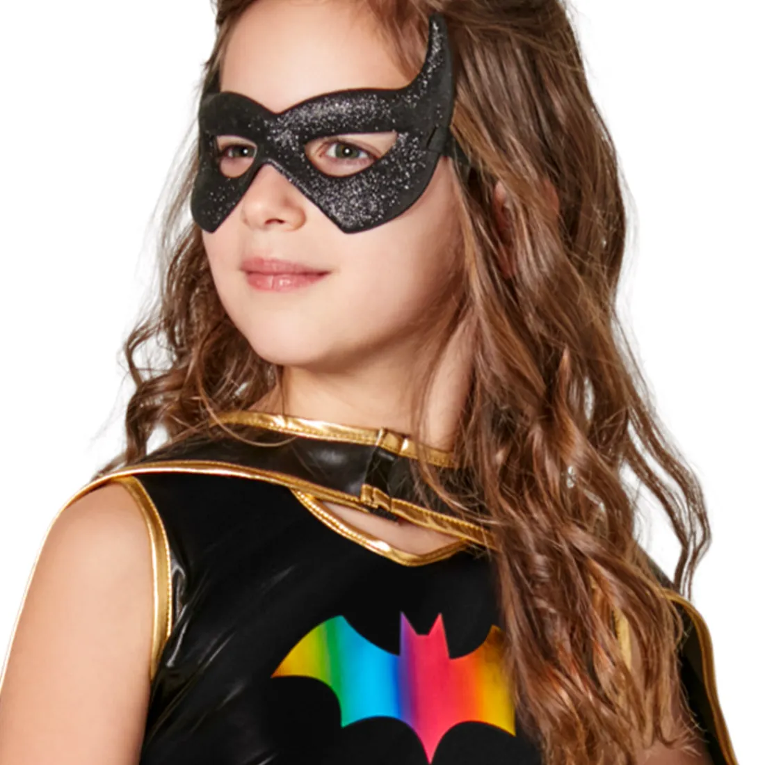 Batgirl Rainbow Tutu Dress Deluxe Girls Costume