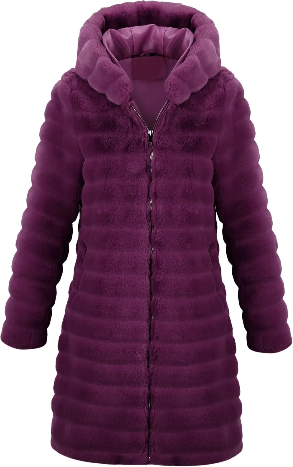 Bellivera Womens Leopard Print Fleece Coat, Spring and Winter Fashion Fuzzy Jacket Faux Fur Fluffy Cardigan Overcoat