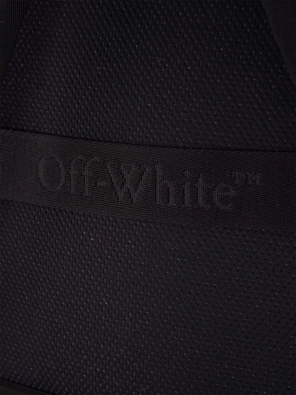 Black Patch Logo Nylon Backpack