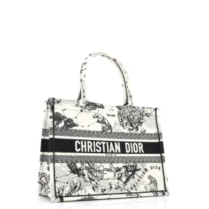 Book Tote Embroidered Canvas Medium