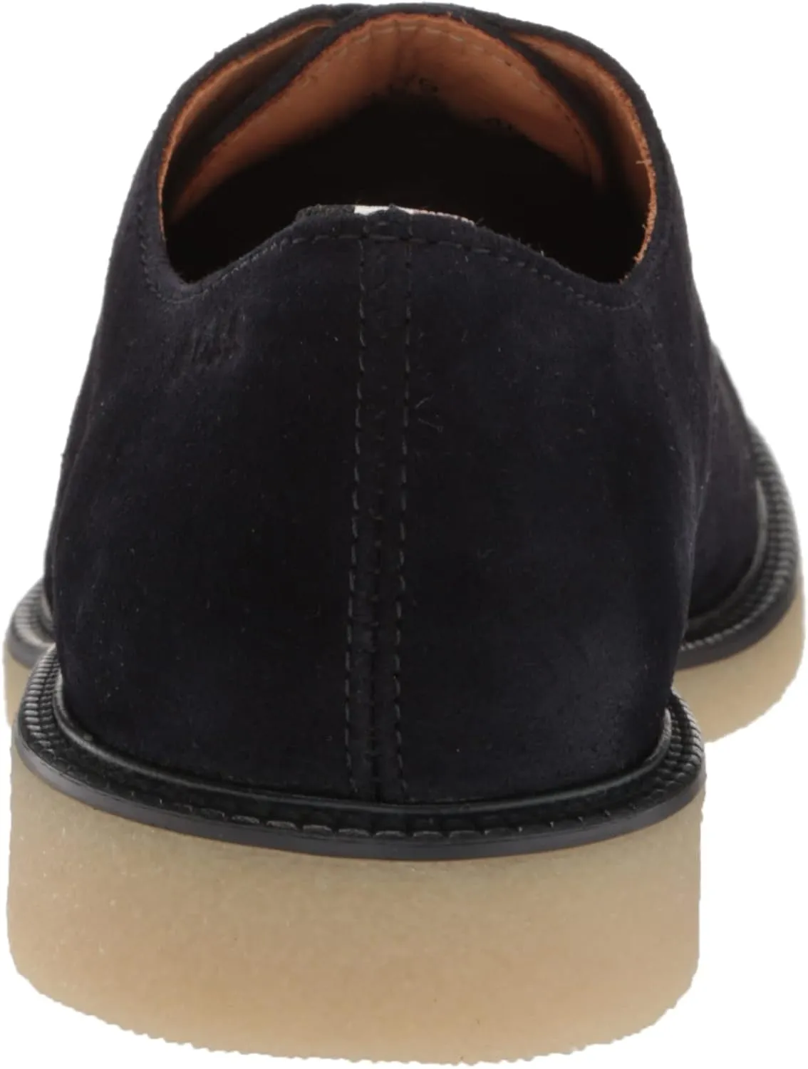 BOSS Men's Suede Lace Up Desert Boot with Embossed Logo Chukka