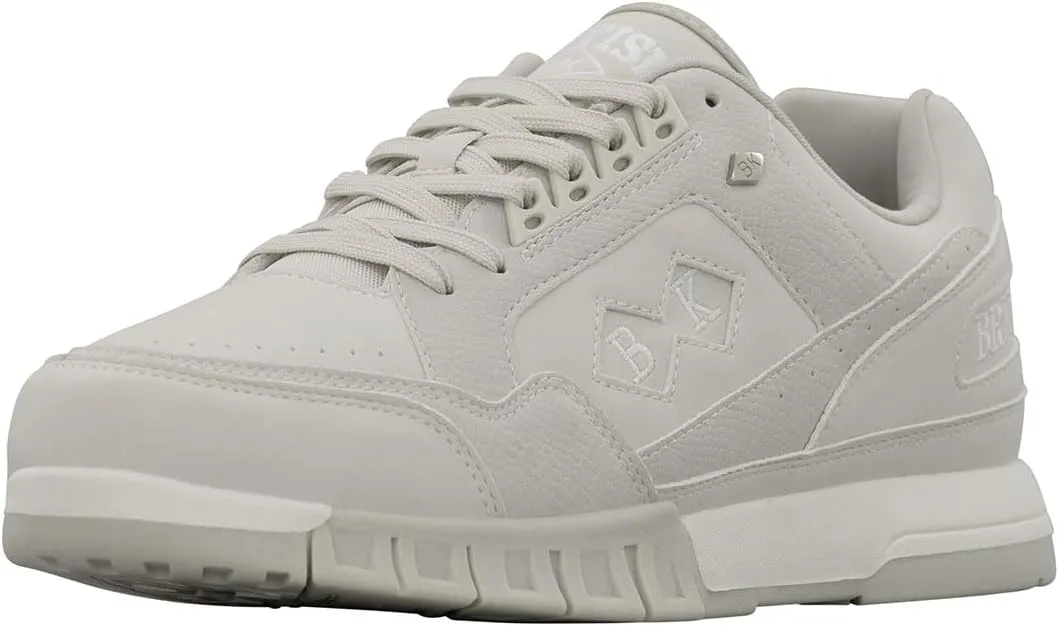 British Knights Men's Metros Sneaker, Light Grey/White, 10