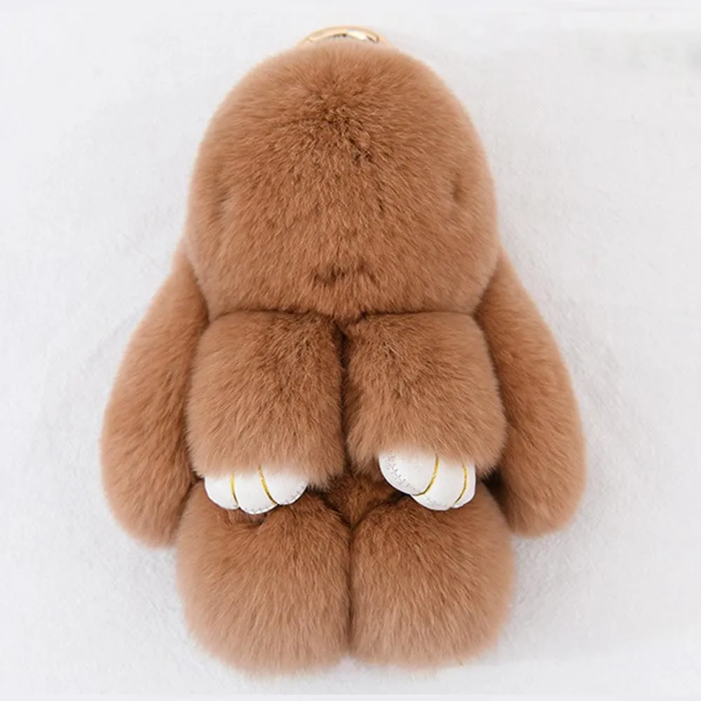 Bunnylulu Cute Plush Charm Keychain(21033)