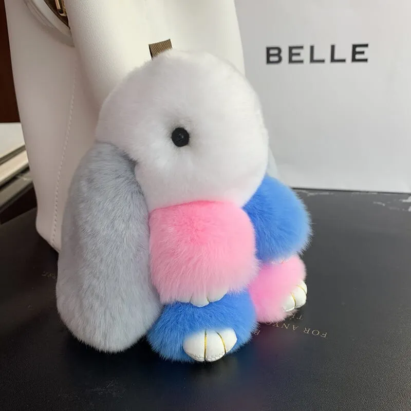 Bunnylulu Cute Plush Charm Keychain(21033)