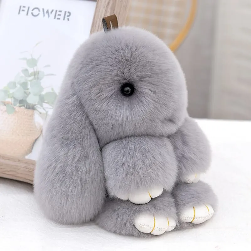 Bunnylulu Cute Plush Charm Keychain(21033)