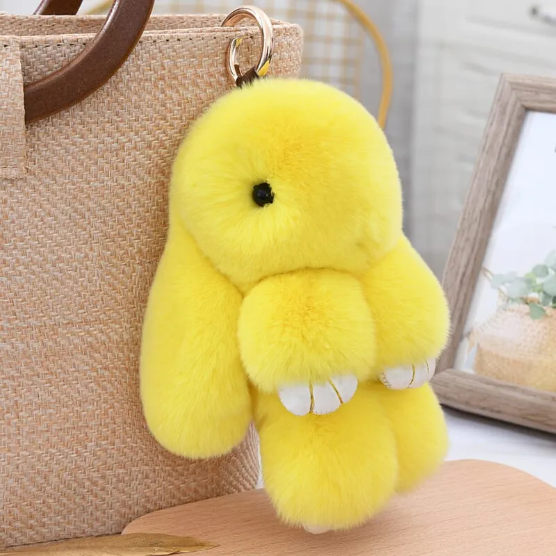 Bunnylulu Cute Plush Charm Keychain(21033)