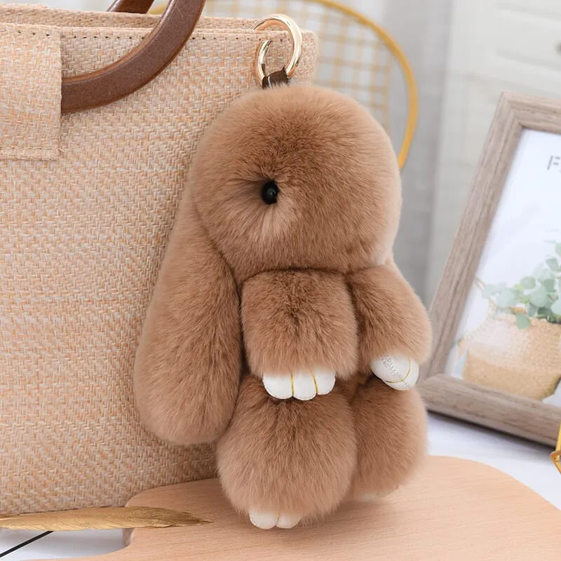 Bunnylulu Cute Plush Charm Keychain(21033)
