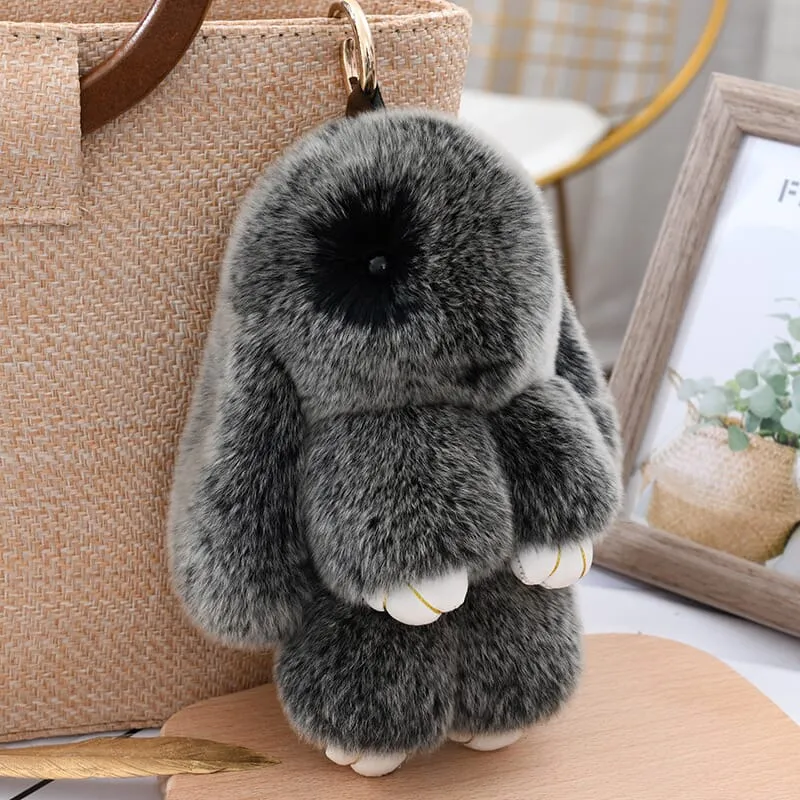 Bunnylulu Cute Plush Charm Keychain(21033)