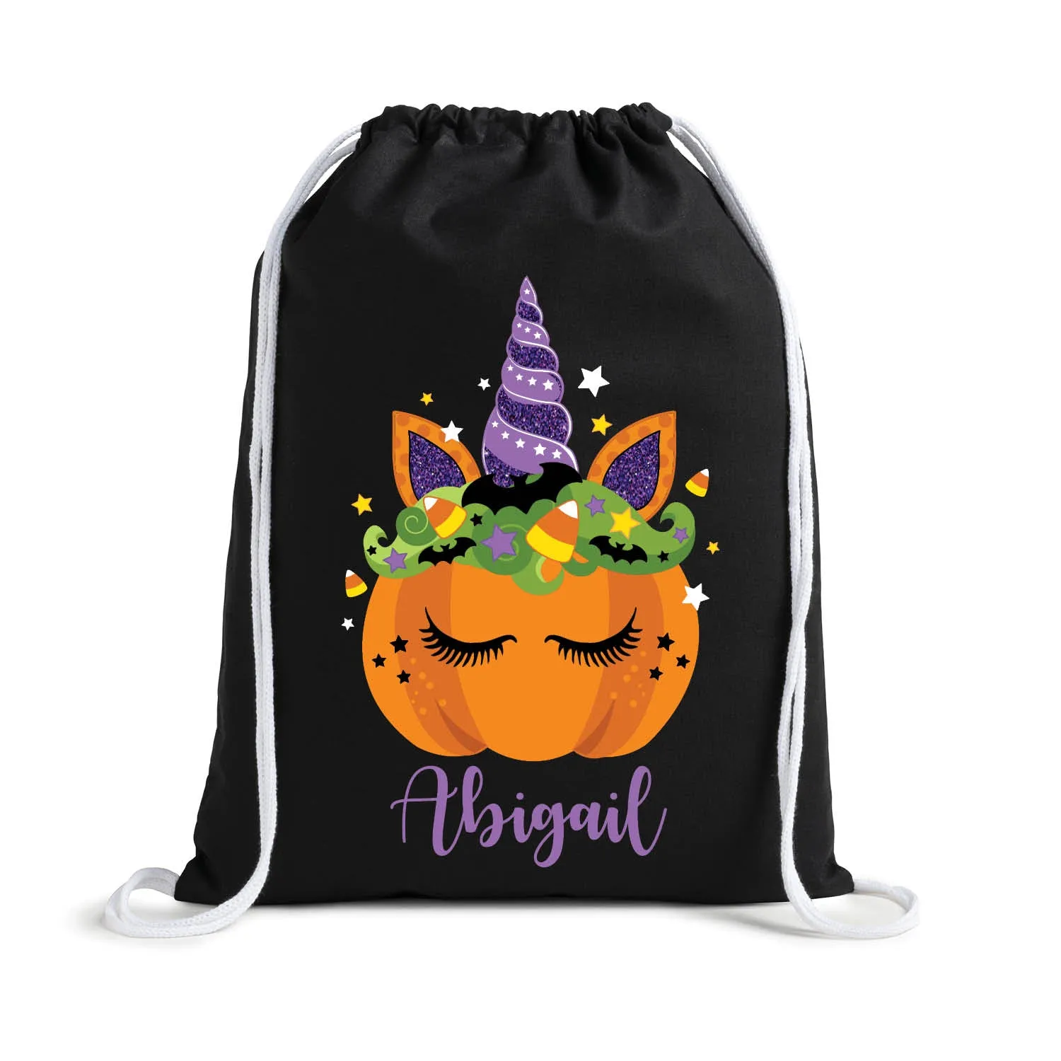 Candy Corn Drawstring Trick-or-Treat Bag