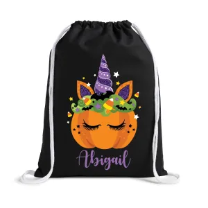 Candy Corn Drawstring Trick-or-Treat Bag