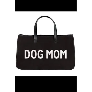 canvas tote “dog mom”