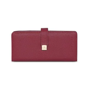 Caprese Stacy Medium Deep Red Wallet