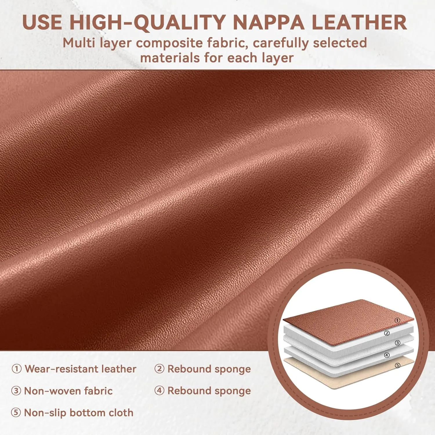 Car Seat Cover for Toyota FJ Cruiser 2007-2014,Leather Seat Cover for Car,Breathable Vehicle Cushions Cover Waterproof Protectors Interior Accessories, (Full Set,Black&Brown)