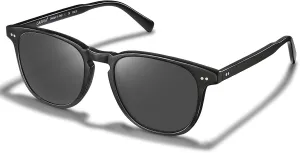 CARFIA Retro Cool Acetate Polarized Sunglasses for Men UV Protection, Outdoor Fashion Driving Eyewears Male Square Sunnies