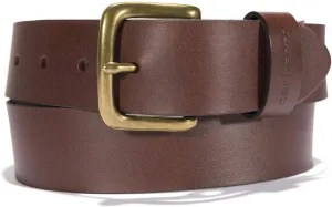 Carhartt Men's Casual Bridle Leather Belts, Available in Multiple Styles, Colors & Sizes