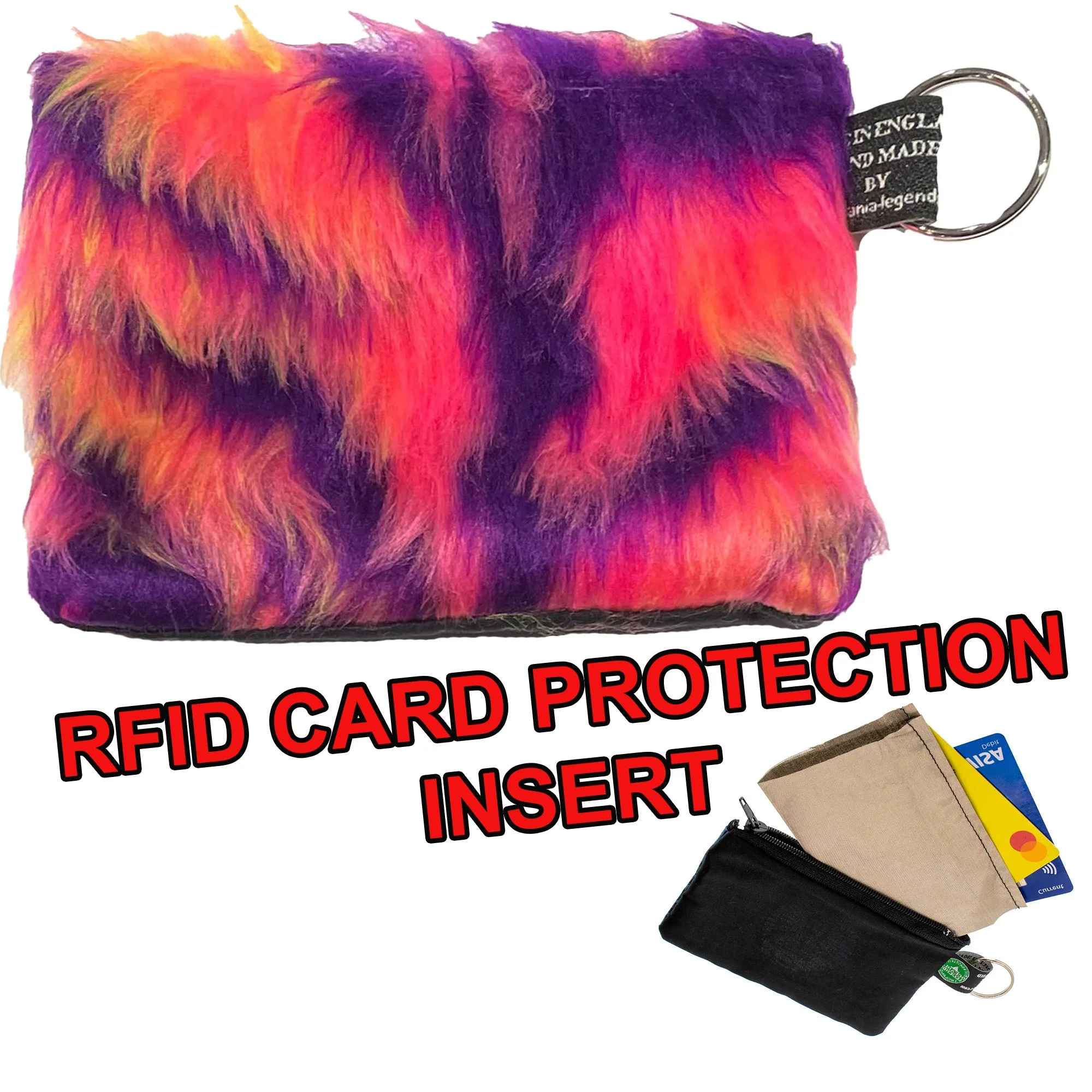 Carnival Tiger Fluffy Coin & Card Purse