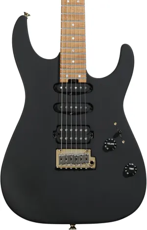 Charvel USA Select DK24 HSS 2PT CM Electric Guitar - Satin Black