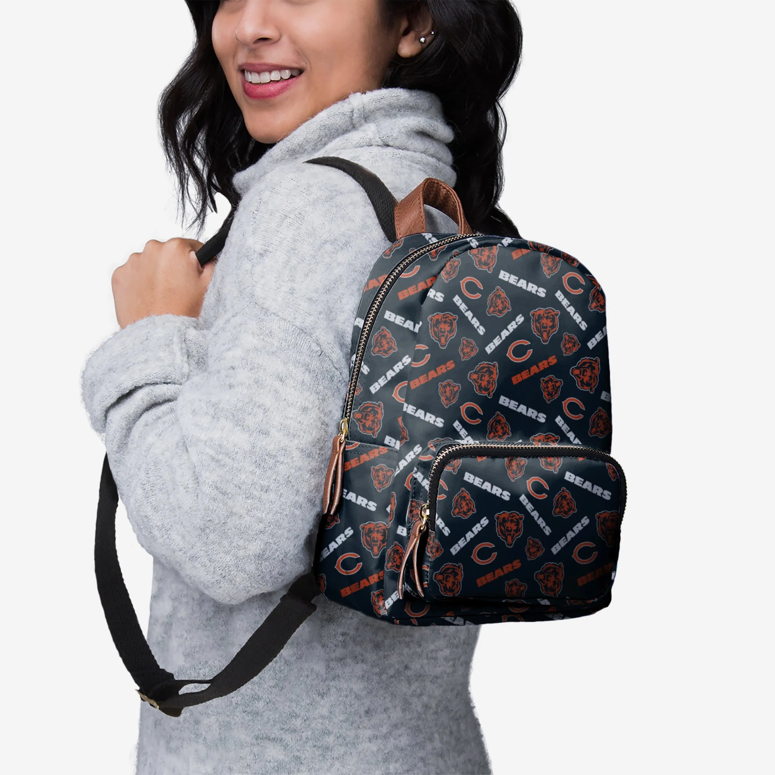 Chicago Bears Printed Collection Mini Backpack