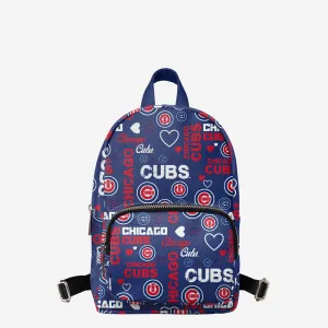 Chicago Cubs Logo Love Mini Backpack
