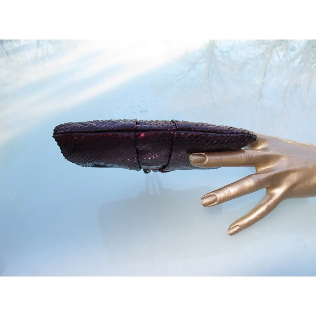 Christian Louboutin Iridescent Python Mini Loubi Lulu Bag TPM Box!