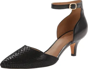 Clarks Sage Glamor Womens Black Leather 6-Medium
