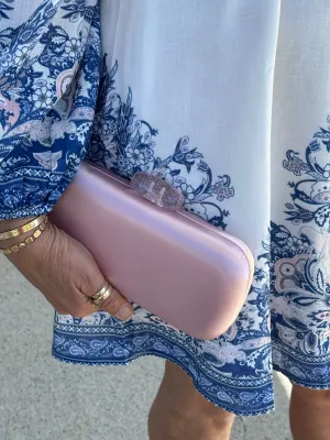 Claudette Satin Clutch