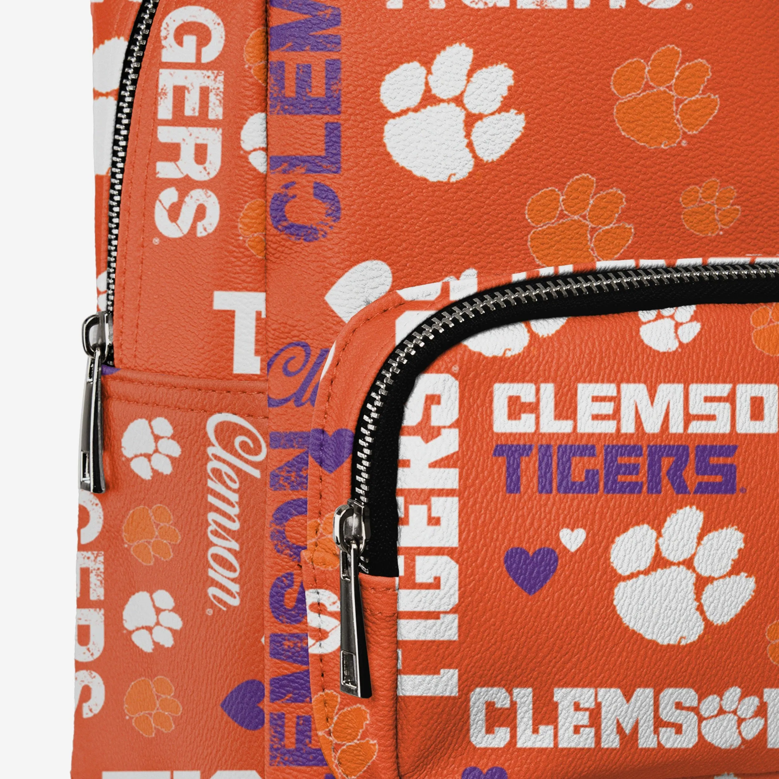 Clemson Tigers Logo Love Mini Backpack