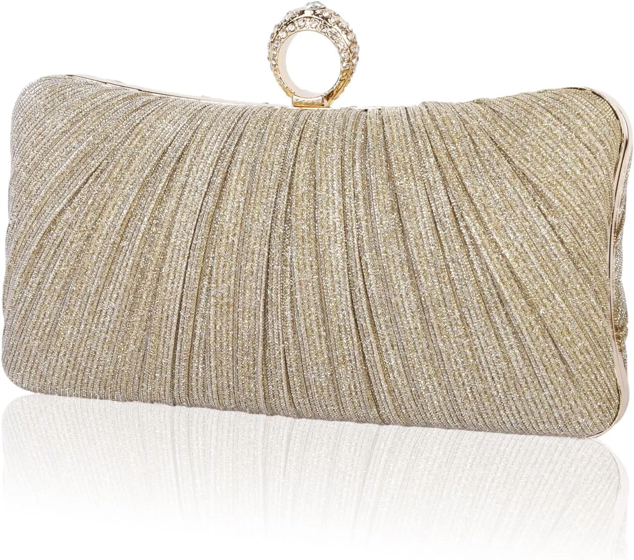 Clutch Purses for Women, Rhinestone Evening Bags Party Purse, Sparkling Handbag Purses for Wedding Bridal Prom Party