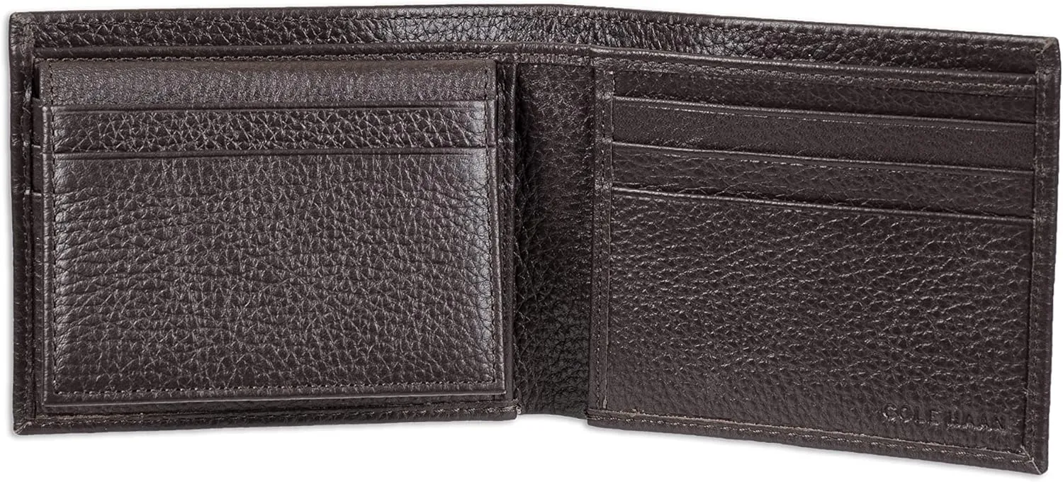Cole Haan Men's Leather Everyday Bifold RFID Wallet
