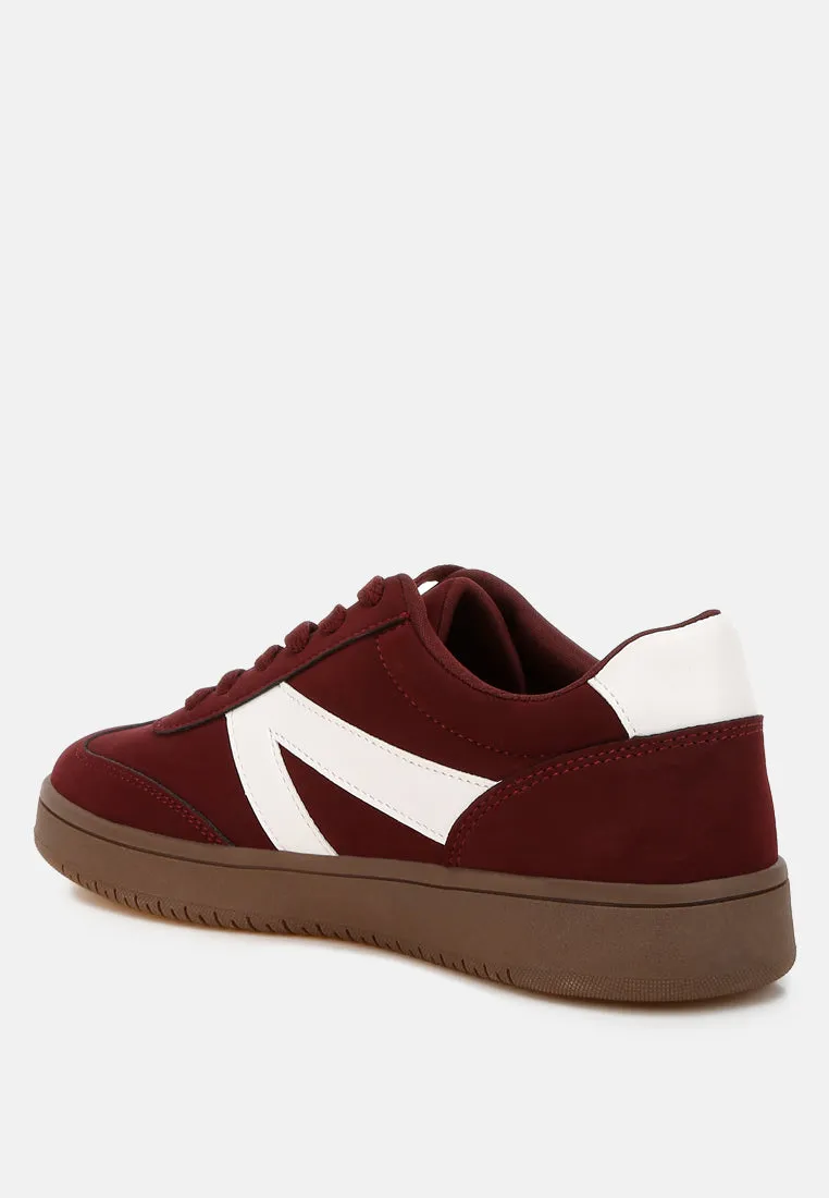 Contrasting Patchwork Chunky Sneakers By RUW