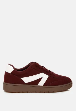 Contrasting Patchwork Chunky Sneakers By RUW