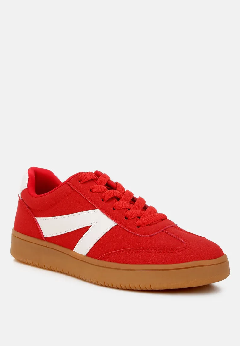 Contrasting Patchwork Chunky Sneakers By RUW