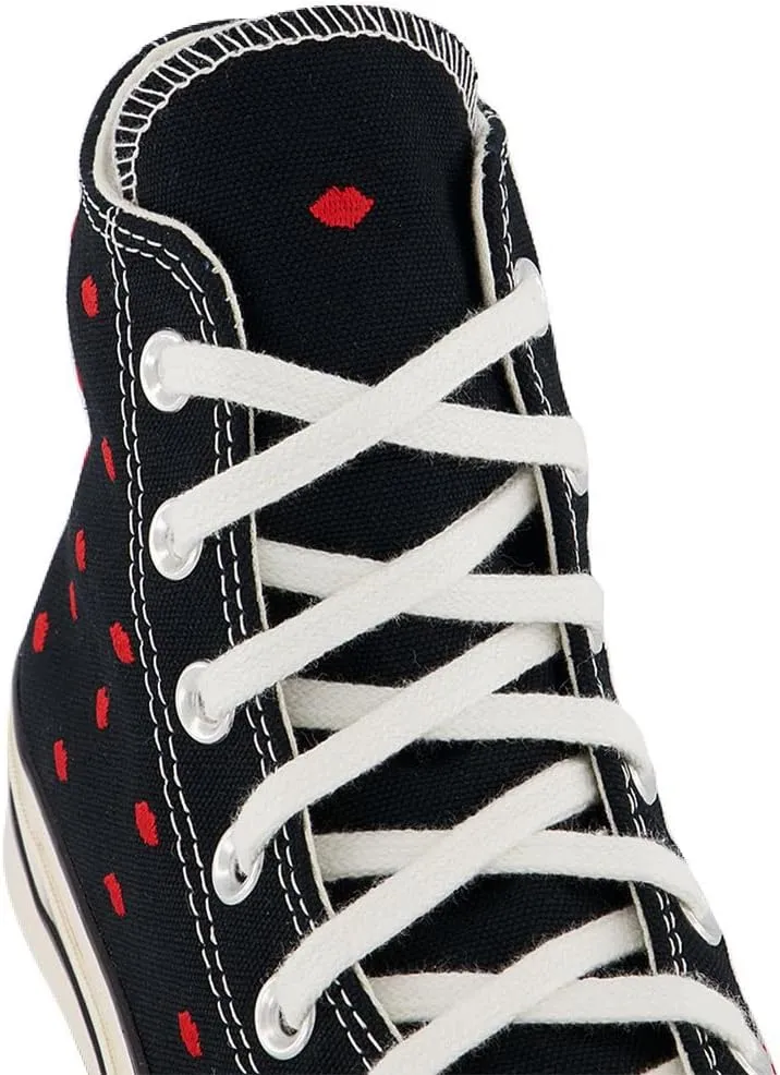 Converse Chuck 70 Hi Women's Embroidered Lips Canvas Trainers