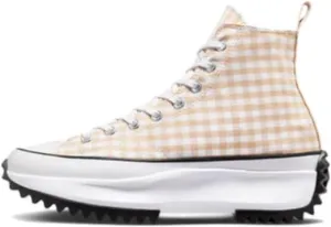 Converse Run Star Hike Hi Oat Milk/White/Black, 7.5 Women/6 Men